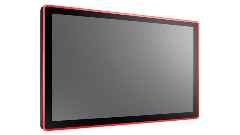 23.8" Flat Monitor,1920 x 1080,w/P-cap, front IP